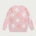 CSCHome 3-6T Girls Long Sleeve Cable Knit Sweater Crewneck Pullover Sweaters Girls Sweaters 100% Cotton Kids Chunky Cute Fall Jumper Tops