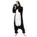 Nituyy Women Men Animal Costume Jumpsuit Long Sleeve Plush Pajamas Button Down Romper Cosplay Outfit