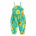 GERsome Baby Cute Summer Jumpsuits for Girls Kids Backless Harem Strap Romper Jumpsuit Toddler Pants