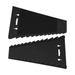 Unique Bargains 2 Pcs Car Magnetic Wrench Organizer Wrench Rack Tool Trays for Tool Box Wall Mounted Storage 12 Grooves