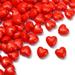 100 Pcs Red Heart Acrylic Beads Acrylic Sweet Heart Pony Beads Mini Heart Spacer Beads for DIY Jewelry Making Crafts