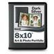 Dunwell 8x10 Photo Album Portfolio - (Gray) Photo Album 8x10 with 24 Sleeves Display 48 Pages Use as School Picture Album 8 x 10 Senior Picture Album or 8x10 Album Picture Book Portfolio