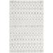 Rugs.com Moroccan Trellis Collection Rug â€“ 5 x 8 Ivory And Gray Medium Rug Perfect For Bedrooms Dining Rooms Living Rooms