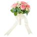 1 Bundle of Fake Flower Bridal Bouquet for Wedding Flower Bouquet for Bride and Bridesmaid