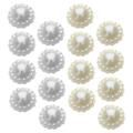 Cell Phone Charms Pearl Beads Imitation Pearls DIY Craft Resin Half Round Crystal Choker Necklace Pendants Simulation Decor Hair Child 200 Pcs