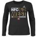 Women's Fanatics Branded Black San Francisco 49ers 2023 NFC West Division Champions Plus Size Conquer Long Sleeve Scoop Neck T-Shirt