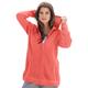 Plus Size Women's Classic-Length Thermal Hoodie by Roaman's in Sunset Coral (Size 1X) Zip Up Sweater