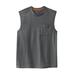Plus Size Women's Boulder Creek® Heavyweight Pocket Muscle Tee by Boulder Creek in Steel (Size 4XL) Shirt