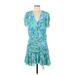 Tanya Taylor Casual Dress: Blue Dresses - Women's Size 2