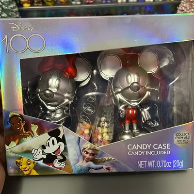 Disney Other | Disney 100 Candy Case Mickey & Minnie Set | Color: Red/Silver | Size: Os