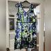 Nine West Dresses | Nine West Floral Dress V Neck | Color: Blue/Green | Size: 10