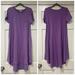 Lularoe Dresses | Euc Women’s Lularoe Carly Casual Knit Swing Dress Sz S Lavender | Color: Purple | Size: S