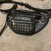 Urban Outfitters Bags | Nwot Black Studded Urban Outfitters Belt Bag | Color: Black/Silver | Size: Approx 10”L X 4 1/2”H