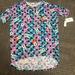 Lularoe Tops | Nwt Disney Lularoe Minnie Mouse Irma Mother Daughter Sz Xxs Or S | Color: Blue/Purple | Size: Various