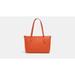 Coach Bags | Coach Nwt Orange Cross-Grain Leather Gallery Tote Bag | Color: Orange | Size: 14-1/2"L X 9-3/4"H X 6"W