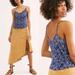 Free People Tops | New Free People Disco Days Printed Cami Xs Blue | Color: Blue | Size: Xs