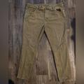 American Eagle Outfitters Pants | Ae Flex Soft Twill Relaxed Straight Pant | Color: Gold | Size: 34