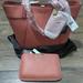 Nine West Bags | Nine West Sunnyside Tote In "Begonia" W Wallet/Wristlet | Color: Pink/Tan | Size: Os