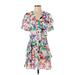 Tanya Taylor Casual Dress: White Print Dresses - Women's Size 0