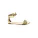 Nine West Sandals: Gold Shoes - Women's Size 9 - Open Toe