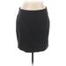 Simply Vera Vera Wang Casual Pencil Skirt Knee Length: Black Stripes Bottoms - Women's Size 2X-Large