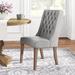 Dukinfield Tufted Upholstered Side Chair Fabric in Gray/Brown Laurel Foundry Modern Farmhouse® | Wayfair 33D2D6783EB241CCB766071CD3C29A9D