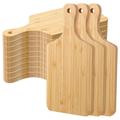 transparent.0 12-Piece Thickened Bamboo Cutting Boards, Bulk Personalized Wooden Cutting Boards Bamboo | 11 H x 5.1 W x 0.6 D in | Wayfair