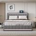 Ivy Bronx Kaylub Platform Storage Bed Upholstered/Linen in Gray | 41.7 H x 53.9 W x 80.3 D in | Wayfair C2A8B0A7AFAC49F1810E004B35BF8B3F