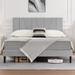 Latitude Run® Breeda 43.3" Steel Bed Frame Metal in Gray | 43.3 H x 63 W x 85 D in | Wayfair 9C08B6E4BBAB4D78B6334690894056ED