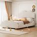Gemma Violet Chambless Platform Bed Wood & /Upholstered/Velvet in Brown | 39.4 H x 56.3 W x 78.1 D in | Wayfair 4ADFD725F63D4B4582D8D083FB3C19C9