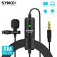 SYNCO – Microphone Lavalier LAV-S8 à revers 8m/26 2 pieds enregistrement pour téléphone appareil