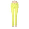 Gap Jeans - High Rise Skinny Leg Denim: Yellow Bottoms - Women's Size 27 - Dark Wash
