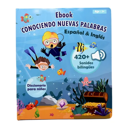 Montessori Spanisch Englisch Sprache Lernmaschine elektronische Lesebücher Kleinkind Baby Lernspiel