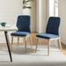 Emilia Mid-century Modern Upholstered Dining Chair Set of 2 by HULALA HOME