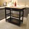 Mobile Kitchen Island & Kitchen Cart,with 2 Lockable Wheels,Rubber Wood Top