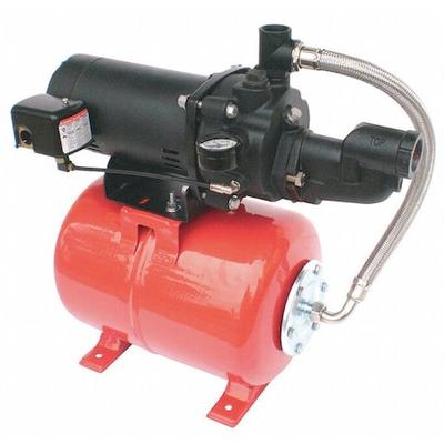 DAYTON 5UXK9 Shallow Well Jet Pump Sys,3/4HP,115/230V