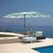 14.8FT curved double-sided rectangular outdoor sunshade umbrella, beach umbrella
