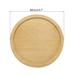 Bamboo Coaster Natural Wooden Drink Coasters Round 3.7inch - Wood color