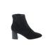 Kendall & Kylie Ankle Boots: Black Print Shoes - Women's Size 6 1/2 - Almond Toe