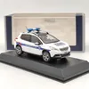 Norev 1/43 für p ~ ot 2008 2013 Polizei Municipale weiß Druckguss Modell Spielzeug Autos begrenzte Sammlung Auto Hobby Geschenk