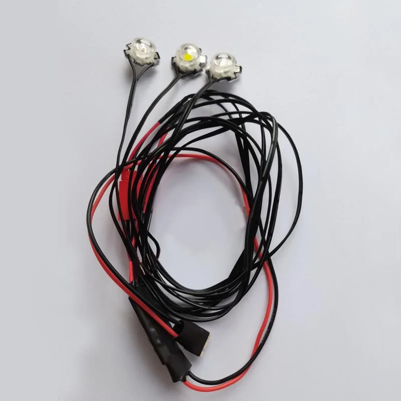 1PCS Flugzeug Modell Super Helle Strobe Blinklicht 5W Nacht Navigation LED Lampe Signal Lichter 7-32V Teile DIY für RC FPV