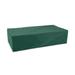 Covermates Rectangular Accent Table Cover - Light Weight Material Weather Resistant Elastic Hem Patio Table Covers-Green