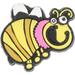 Decorative Tennis Dampener Racket Dampeners Ball Vibration Absorbers Shock Cartoon Animal (bee-black and Yellow) Silica Gel