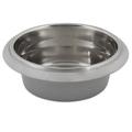 Petmate 34148 7 x 7 x 2.4 in. Easy Grip Stainless Steel Bowl Gray - 32 oz - 4 Cups