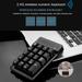 Taylongift Christmas Valentine s Day Bluetooth 4.0 Digital Keyboard Number Num Pad 19 Keys Numeric Keypad Portable