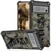 Camouflage Case for Google Pixel 8 Pro with Metal Kickstand Camo Phone Cover Built-in 360Â° Rotate Ring Stand Case for Google Pixel 8 Pro MC Army Green