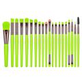 KIHOUT Fluorescent Makeup Brush Makeup Brush Beauty Makeup Tool Set 20pcs