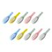 10 Pcs Scalp Massage Brush Small Hair Baby Washing Infant Nail Clippers Newborn