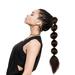 KIHOUT Clearance Blonde Ponytail Extensions For Women Extra Long Bubble Ponytail Extension Puff Ponytail Protective Style Wrap Around Ponytail With Hair Tie For Cosplay Daily We