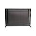 Pillars Customs Large Fireplace Screen Custom Windowpane Design Made in USA (54 W x 32 H)